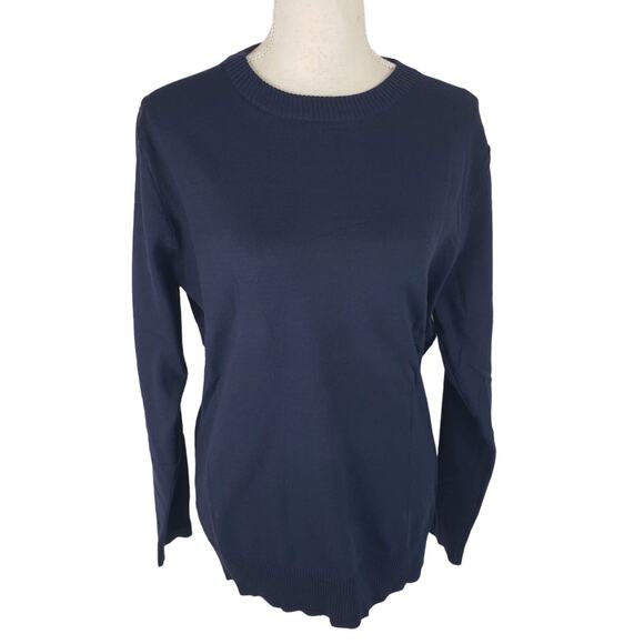 Coofandy Other - Coofandy Dark Blue Ribbed Knit Lightweight Long Sleeve Men's Sweater M